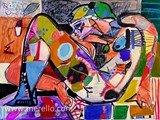 ART_CONTEMPORAIN.ARTISTES_CONTEMPORAINES_PEINTRES._Merello.-La_luz_del_color_en_ti._Mix_media.