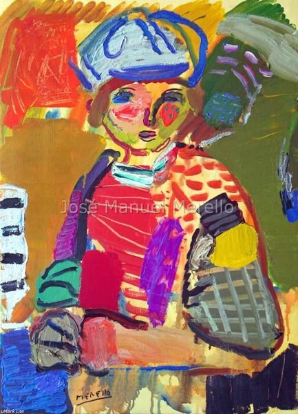 Art Moderne Contemporain. Art Actuel 21me-XXIme. Peinture Actuelle. Enfants.